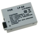 Acumulator tip Canon LP-E8, baterie Li-Ion